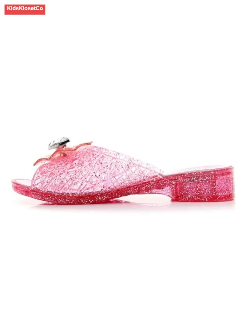 Girls Jelly Sandals Slides Princess Dress Shoes Toddler Slippers Slip On
